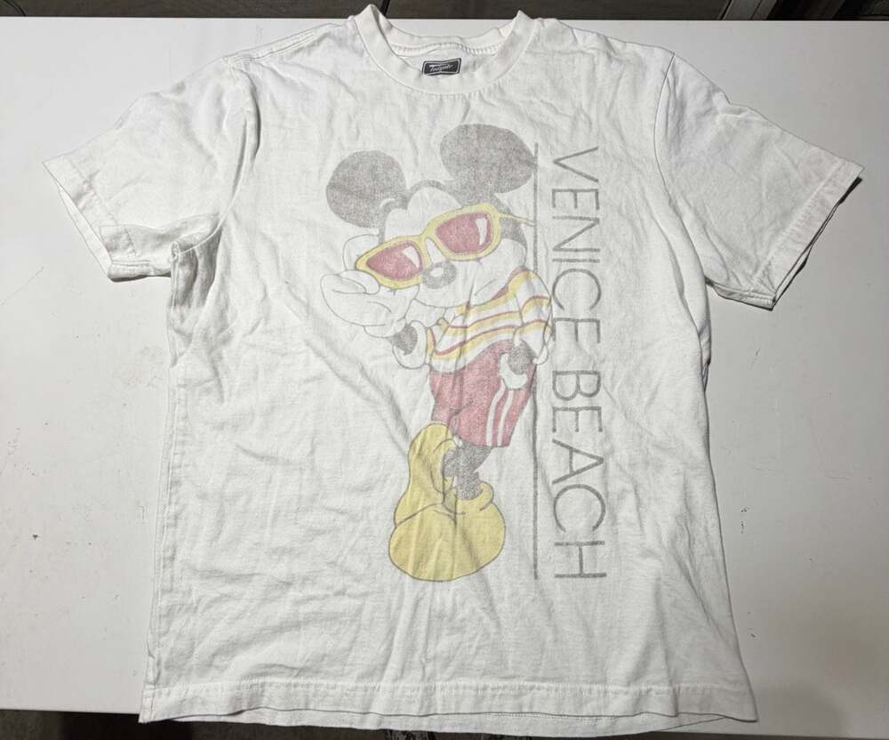 Tailgate x Disney Mickey Mouse Venice Beach Graphic T-Shirt Size M